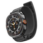 Curea din nylon Spigen Athlex Air compatibila cu Samsung Galaxy Watch Ultra 1/2 47mm, Negru 12 - lerato.ro