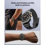 Curea din nylon Spigen Athlex Air compatibila cu Samsung Galaxy Watch Ultra 1/2 47mm, Negru 15 - lerato.ro