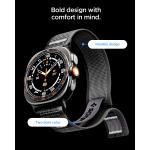 Curea din nylon Spigen Athlex Air compatibila cu Samsung Galaxy Watch Ultra 1/2 47mm, Negru 16 - lerato.ro
