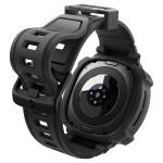 Curea cu carcasa de protectie Spigen Rugged Armor Pro compatibila cu Samsung Galaxy Watch Ultra 1/2 47mm, Negru 12 - lerato.ro
