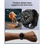 Curea cu carcasa de protectie Spigen Rugged Armor Pro compatibila cu Samsung Galaxy Watch Ultra 1/2 47mm, Negru 14 - lerato.ro