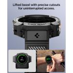 Curea cu carcasa de protectie Spigen Rugged Armor Pro compatibila cu Samsung Galaxy Watch Ultra 1/2 47mm, Negru 17 - lerato.ro