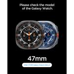 Curea cu carcasa de protectie Spigen Rugged Armor Pro compatibila cu Samsung Galaxy Watch Ultra 1/2 47mm, Negru 19 - lerato.ro