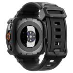 Curea cu carcasa de protectie Spigen Rugged Armor Pro compatibila cu Samsung Galaxy Watch Ultra 1/2 47mm, Negru 6 - lerato.ro