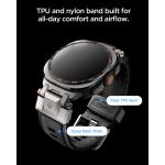 Curea din nylon Spigen DuraPro Armor compatibila cu Samsung Galaxy Watch Ultra 1/2 47mm, Negru 13 - lerato.ro