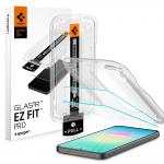 Set 2 folii sticla securizata Spigen Glas.tR EZ Fit, Kit montare inclus, compatibile cu Samsung Galaxy A27 5G, Transparent 2 - lerato.ro