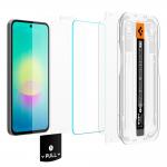 Set 2 folii sticla securizata Spigen Glas.tR EZ Fit, Kit montare inclus, compatibile cu Samsung Galaxy A27 5G, Transparent 4 - lerato.ro