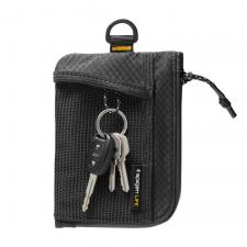 Fashion, Portofel Spigen LF300, Protectie RFID, Capacitate 10 carduri, Negru, lerato.ro