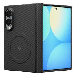 Husa Spigen AirSkin Aramid MagFit cu MagSafe compatibila cu Samsung Galaxy Z Fold 8, Negru