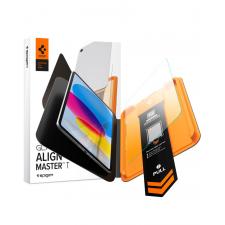 Folie sticla securizata Spigen ALM Glas.tR T compatibila cu iPad 10.9 inch 2022 / iPad 11 inch 2025, Transparent