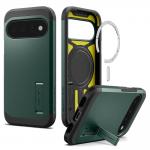 Carcasa Spigen Tough Armor cu MagSafe compatibila cu Google Pixel 11, Abyss Green 5 - lerato.ro