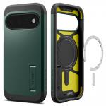 Carcasa Spigen Tough Armor cu MagSafe compatibila cu Google Pixel 11, Abyss Green 4 - lerato.ro