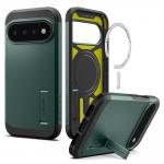 Carcasa Spigen Tough Armor cu MagSafe compatibila cu Google Pixel 11 Pro, Abyss Green 5 - lerato.ro