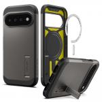 Carcasa Spigen Tough Armor cu MagSafe compatibila cu Google Pixel 11 Pro XL, Gunmetal 5 - lerato.ro