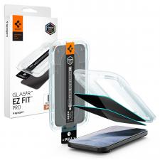 Set 2 folii sticla securizata Spigen GLAS.tR EZ Fit Privacy compatibila cu Google Pixel 11, Negru