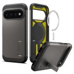 Carcasa Spigen Tough Armor cu MagSafe compatibila cu Google Pixel 11 Pro, Gunmetal 3 - lerato.ro