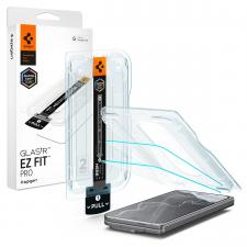 Folii protectie telefoane, Set 2 folii sticla securizata Spigen Glas.tR EZ Fit Pro AluminaCore compatibile cu Google Pixel 11 Pro Fold, Transparent, lerato.ro