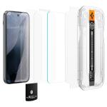 Set 2 folii sticla securizata Spigen Glas.tR EZ Fit Pro AluminaCore compatibila cu Google Pixel 11 Pro XL, Transparent 4 - lerato.ro