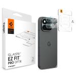 Set 2 folii sticla securizata camera foto Spigen Glass tR EZ Fit Optik Pro compatibile cu Google Pixel 11 Pro Fold, Transparent 3 - lerato.ro