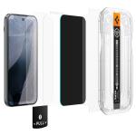 Set 2 folii sticla securizata Spigen GLAS.tR EZ Fit Privacy compatibila cu Google Pixel 11 Pro XL, Negru 4 - lerato.ro