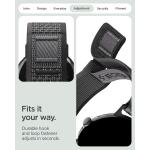 Curea din nylon Spigen Athlex Air compatibila cu Google Pixel Watch 5 / 4 / 3, 45mm, Negru / Gri 14 - lerato.ro