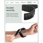 Curea din nylon Spigen Athlex Air compatibila cu Google Pixel Watch 5 / 4 / 3, 45mm, Negru / Gri 15 - lerato.ro