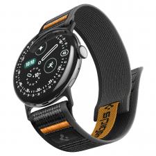 Curea din nylon Spigen Athlex Air compatibila cu Google Pixel Watch 5 / 4 / 3, 45mm, Negru