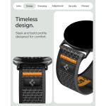 Curea din nylon Spigen Athlex Air compatibila cu Google Pixel Watch 5 / 4 / 3, 41mm, Negru 12 - lerato.ro