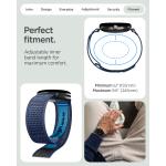 Curea din nylon Spigen Athlex Air compatibila cu Google Pixel Watch 5 / 4 / 3, 45mm, Navy Blue 16 - lerato.ro