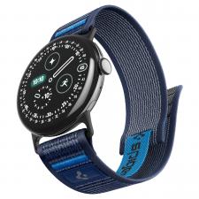 Curea din nylon Spigen Athlex Air compatibila cu Google Pixel Watch 5 / 4 / 3, 45mm, Navy Blue