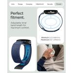 Curea din nylon Spigen Athlex Air compatibila cu Google Pixel Watch 5 / 4 / 3, 41mm, Navy Blue 16 - lerato.ro