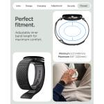 Curea din nylon Spigen Athlex Air compatibila cu Google Pixel Watch 5 / 4 / 3, 41mm, Negru / Gri 16 - lerato.ro