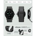 Curea din nylon Spigen Athlex Air compatibila cu Google Pixel Watch 5 / 4 / 3, 41mm, Negru / Gri 11 - lerato.ro