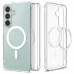 Carcasa Spigen Ultra Hybrid cu MagSafe compatibila cu Samsung Galaxy S26 FE, Alb / Transparent 3 - lerato.ro