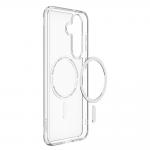 Carcasa Spigen Ultra Hybrid cu MagSafe compatibila cu Samsung Galaxy S26 FE, Alb / Transparent 6 - lerato.ro