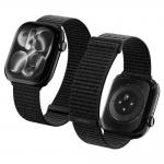 Curea din nylon Spigen WBF01 compatibila cu Apple Watch 44/45/46/49 mm, Negru 3 - lerato.ro