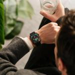 Curea din nylon Spigen WBF01 compatibila cu Apple Watch 44/45/46/49 mm, Negru 9 - lerato.ro