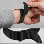 Curea din nylon Spigen WBF01 compatibila cu Apple Watch 44/45/46/49 mm, Negru 10 - lerato.ro