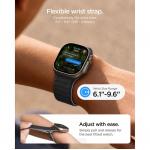 Curea din silicon Spigen Athlex Air compatibila cu Apple Watch 8/9/10/11/12/SE/Ultra, 44/45/46/49mm, Negru / Gri 10 - lerato.ro