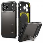 Husa Spigen Tough Armor T cu MagSafe compatibila cu iPhone 18 Pro Max / 17 Pro Max, Gunmetal 4 - lerato.ro