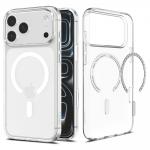 Husa Spigen Liquid Crystal Mag cu MagSafe compatibila cu iPhone 18 Pro Max / 17 Pro Max, Transparent / Alb 3 - lerato.ro