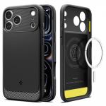 Husa Spigen Rugged Armor Mag cu MagSafe compatibila cu iPhone 18 Pro / 17 Pro, Negru 3 - lerato.ro