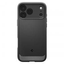 Huse si carcase iPhone 18 Pro, Husa Spigen Rugged Armor Mag cu MagSafe compatibila cu iPhone 18 Pro / 17 Pro, Negru, lerato.ro