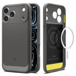 Husa Spigen Rugged Armor Mag cu MagSafe compatibila cu iPhone 18 Pro / 17 Pro, Gri 3 - lerato.ro