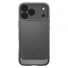Huse si carcase iPhone 18 Pro, Husa Spigen Rugged Armor Mag cu MagSafe compatibila cu iPhone 18 Pro / 17 Pro, Gri, lerato.ro