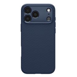 Husa Spigen Liquid Air compatibila cu iPhone 18 Pro / 17 Pro, Navy Blue