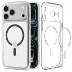 Husa Spigen Ultra Hybrid Mag cu MagSafe compatibila cu iPhone 18 Pro / 17 Pro, Graphite / Clear 3 - lerato.ro