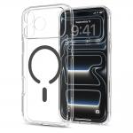 Husa Spigen Ultra Hybrid Mag cu MagSafe compatibila cu iPhone 18 Pro / 17 Pro, Graphite / Clear 4 - lerato.ro