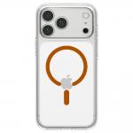 Husa Spigen Ultra Hybrid Mag cu MagSafe compatibila cu iPhone 18 Pro / 17 Pro, Portocaliu / Transparent 2 - lerato.ro