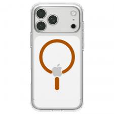 Huse si carcase iPhone 18 Pro, Husa Spigen Ultra Hybrid Mag cu MagSafe compatibila cu iPhone 18 Pro / 17 Pro, Portocaliu / Transparent, lerato.ro